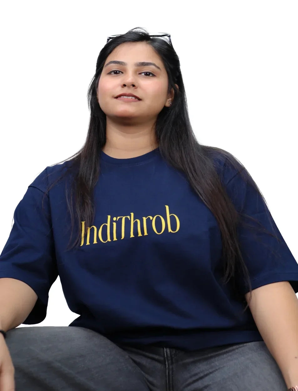 IndiThrob Chal Koi Nahi graphic oversized T-shirt for Indian streetwear