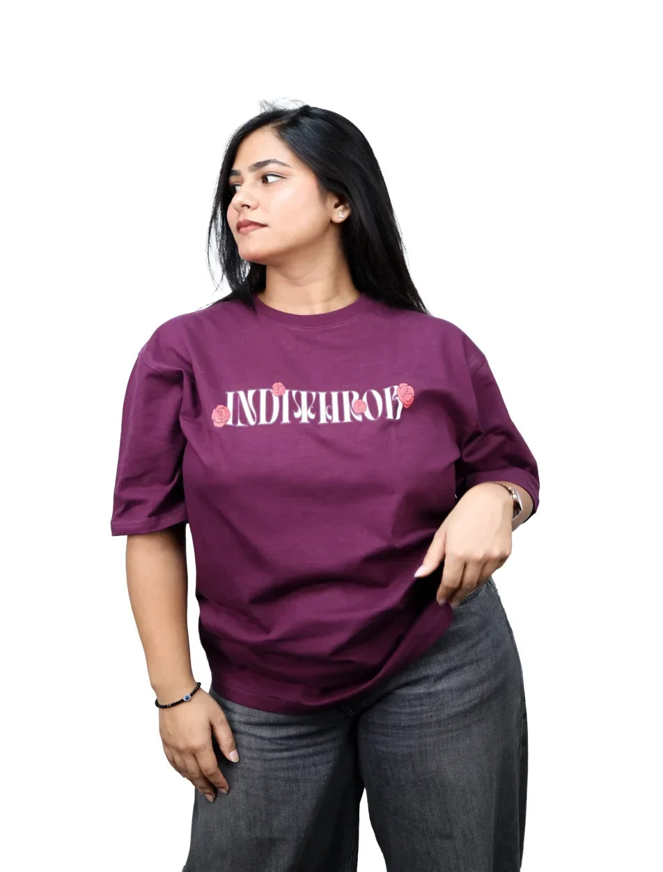 Indian-inspired IndiThrob Sharbat oversized graphic T-shirt