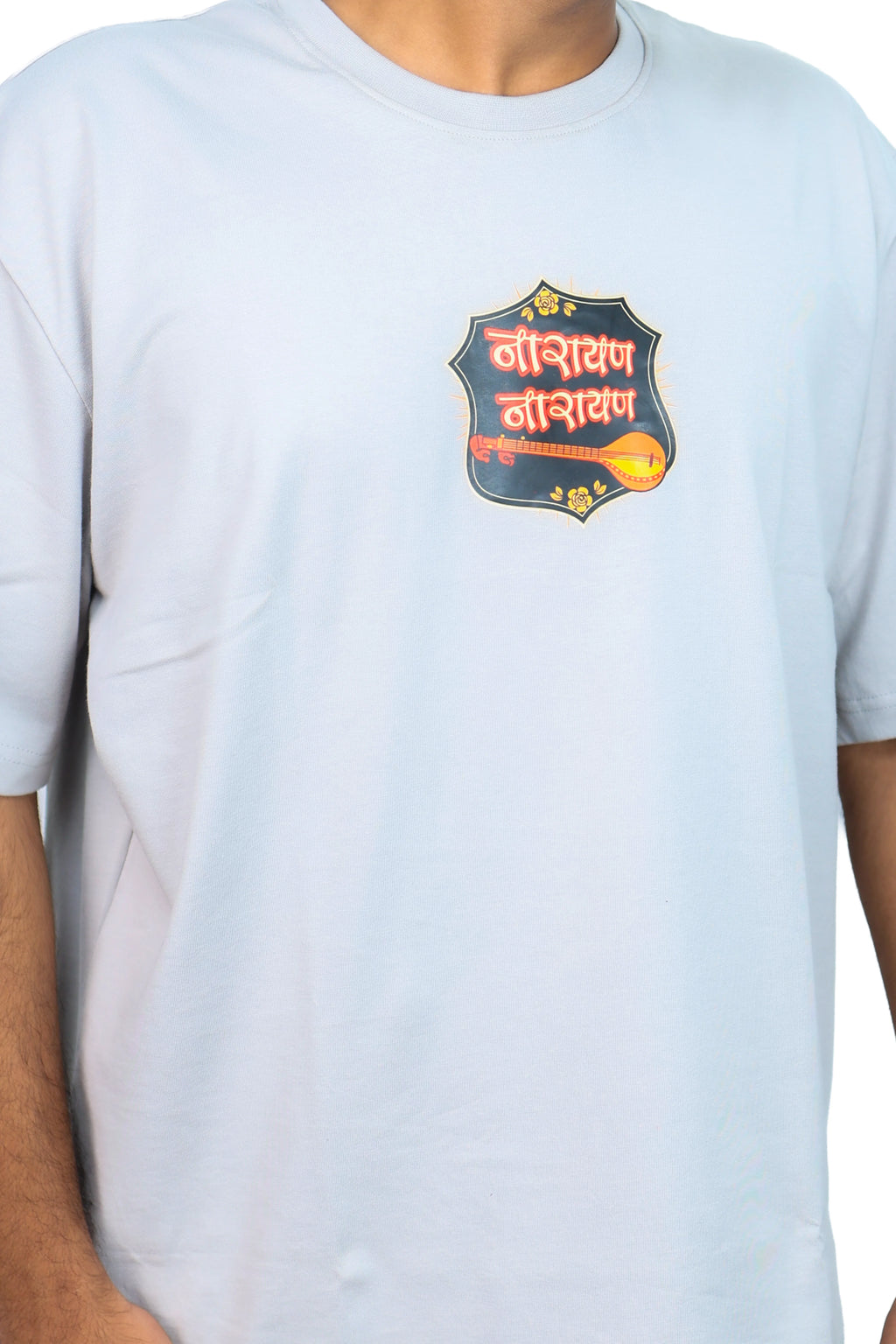 IndiThrob Divine Narad Muni oversized T-shirt