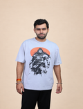 IndiThrob Divine Mahadev Oversized T-Shirt – Beige
