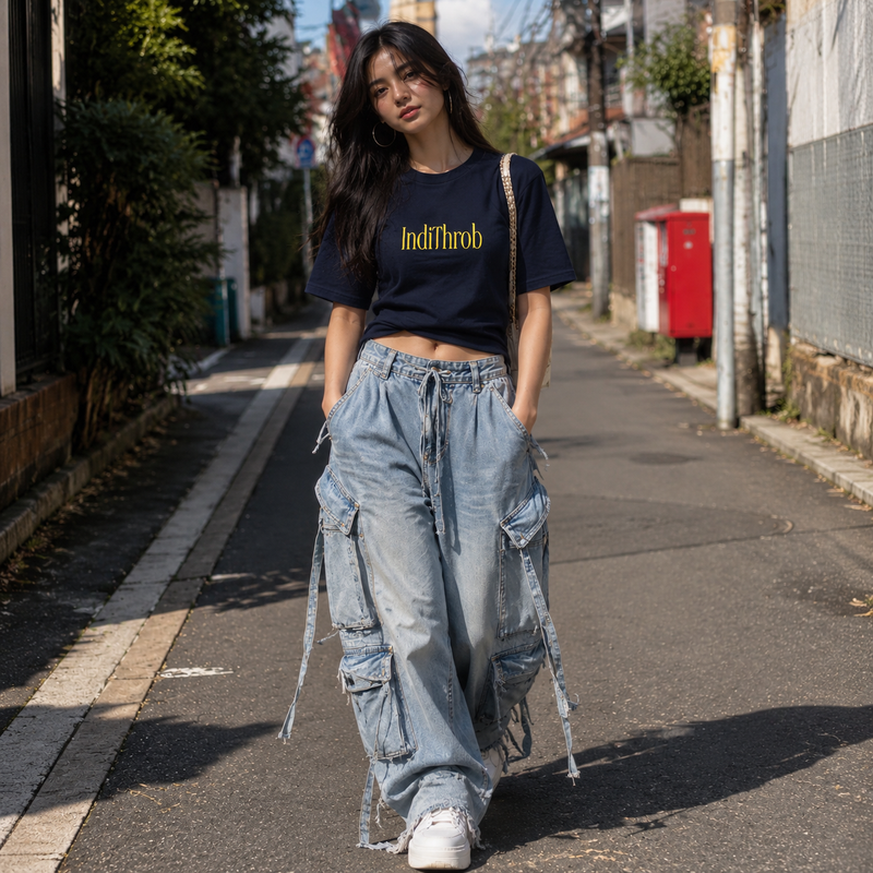 IndiThrob Indi Pop Chal Koi Nahi Oversized T-Shirt