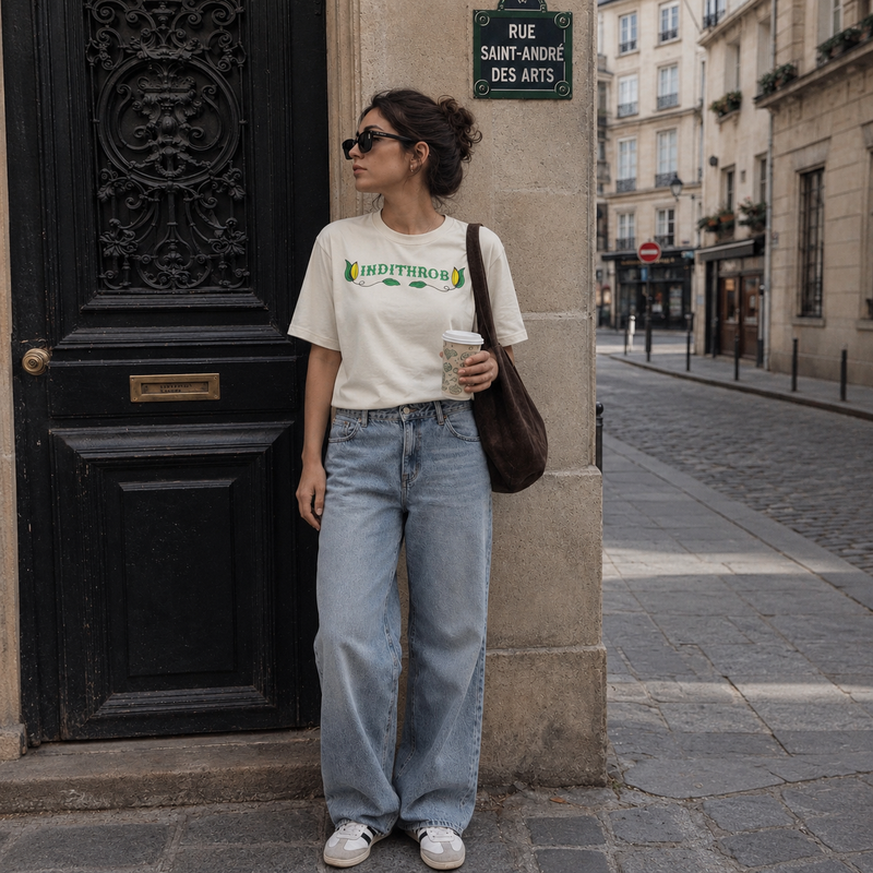 IndiThrob Nostalgia Aam Panna Oversized T-Shirt