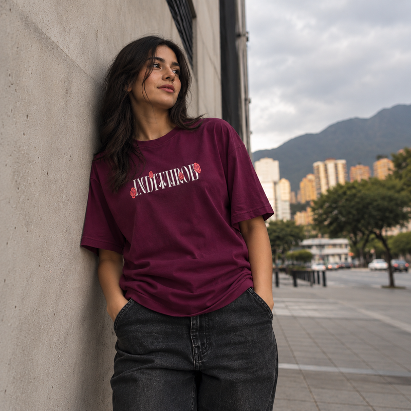 IndiThrob Nostalgia Sharbat Oversized T-Shirt