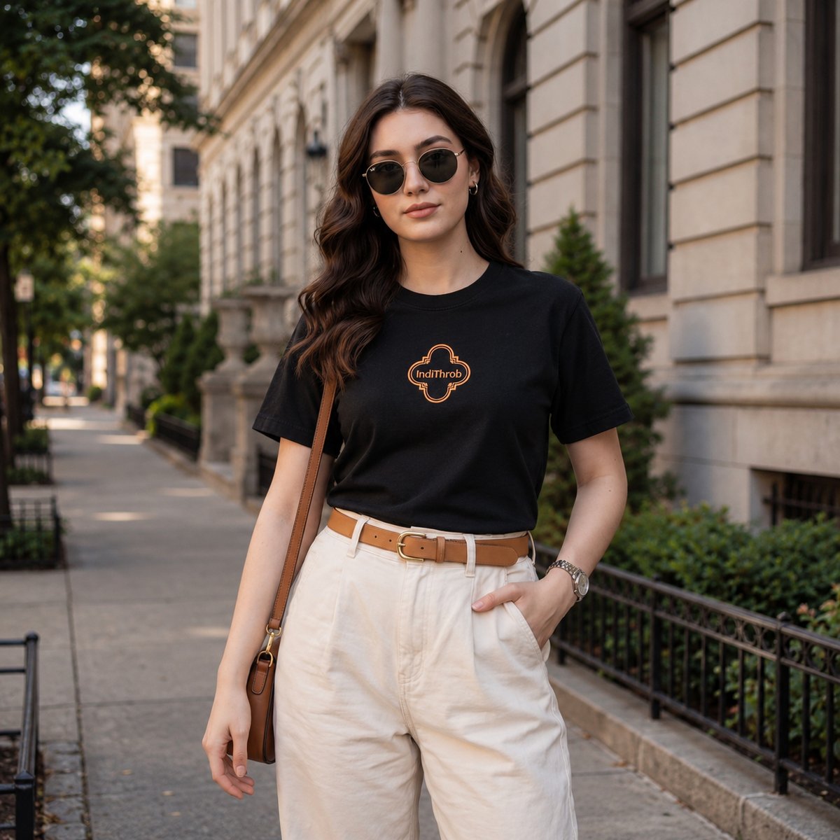IndiThrob Indi Pop Horn Please Oversized T-Shirt